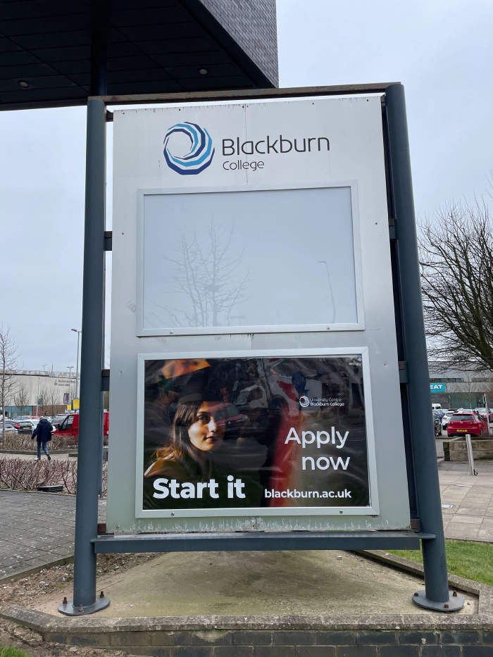 Blackburn College Sign