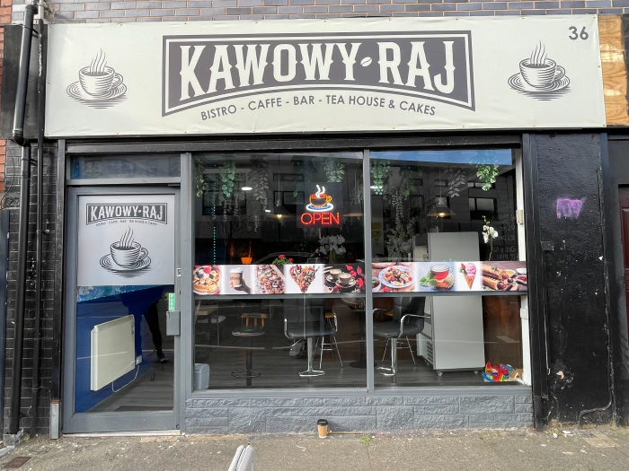 Cafe Sign Blackburn