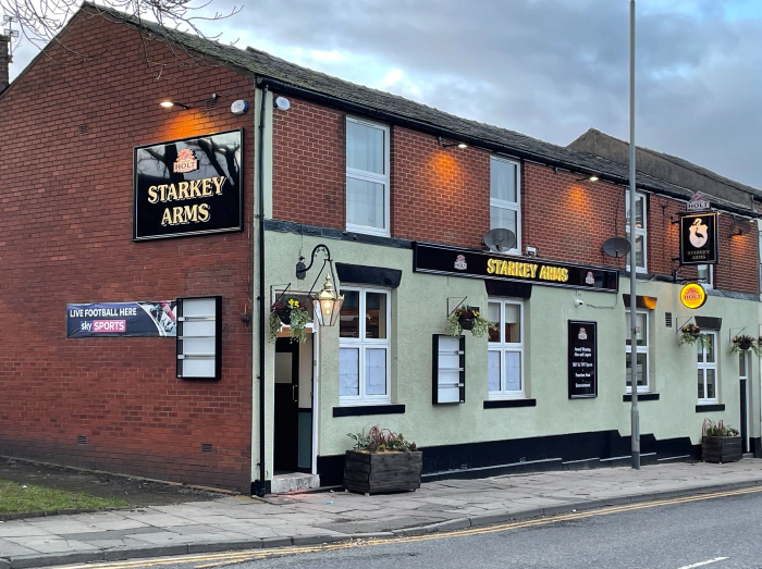 Starkey Arms Pub Sign Blackburn