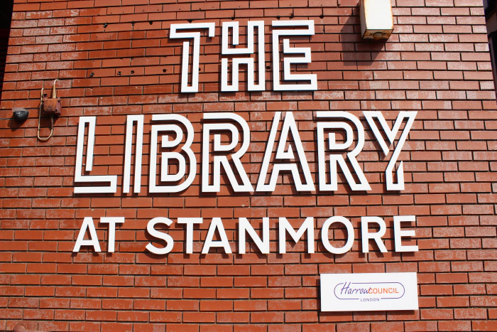 Library Sign London