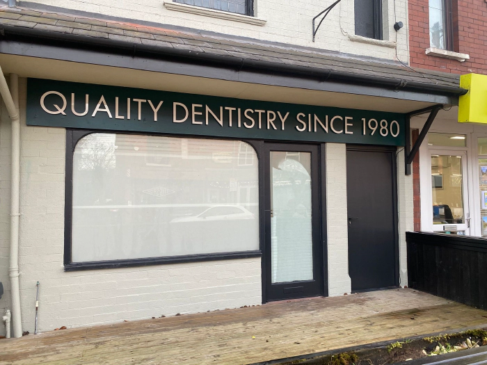Manchester Dentist Sign