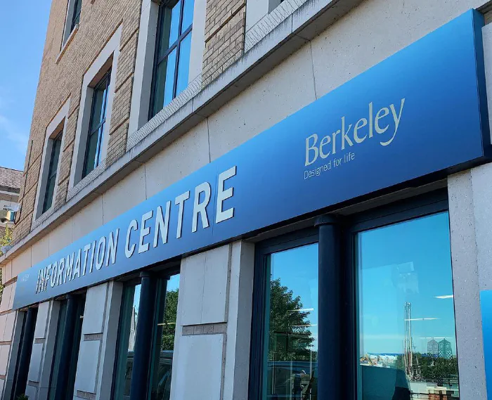 Berkeley Homes Information Centre signage, photo 4