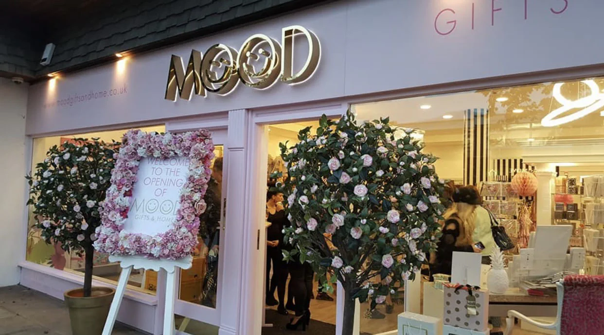Mood – Gifts & Home signage by The Sign Makers