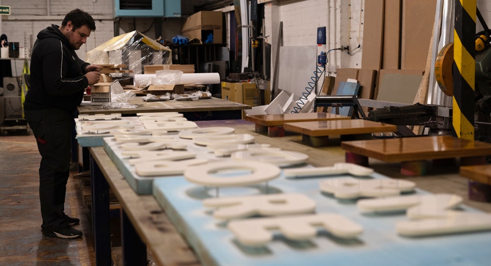 Flat Cut Letters Assembly